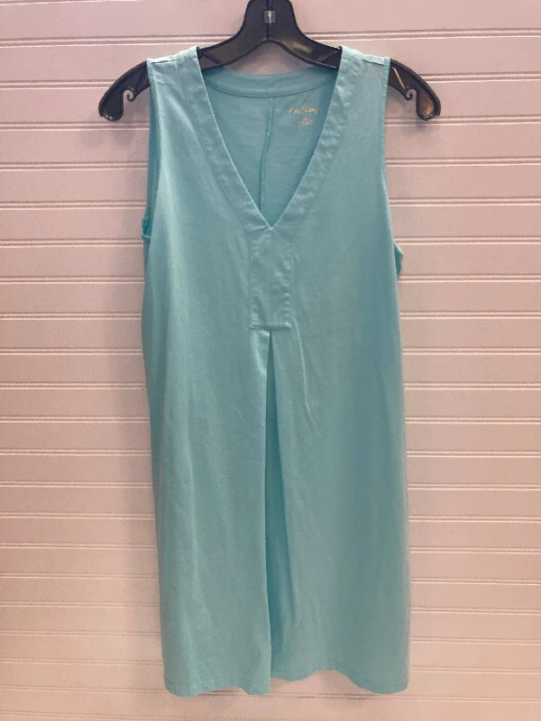 Dress Designer By Lilly Pulitzer In Aqua, Size: S