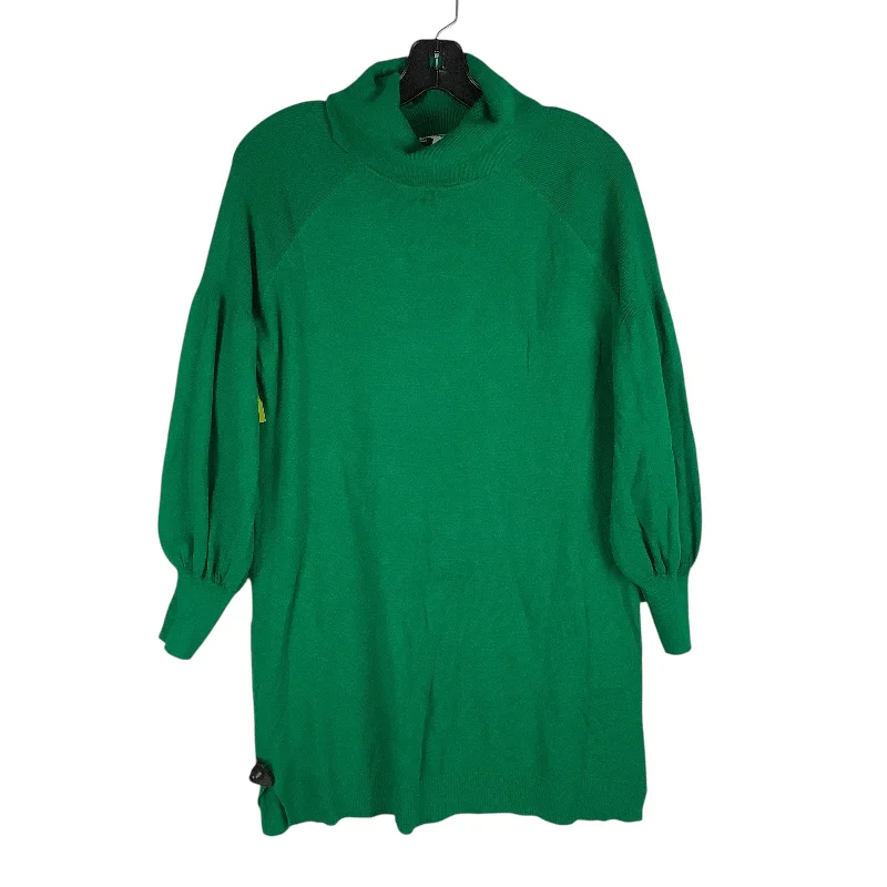 Dress Sweater By Sugar Lips In Green, Size: S