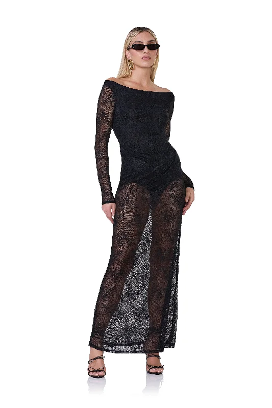 Trina Lace Dress - Noir