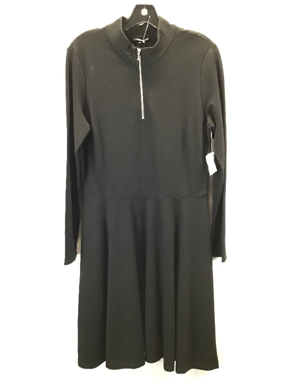 Dress Casual Midi By T Tahari In Black, Size: 10