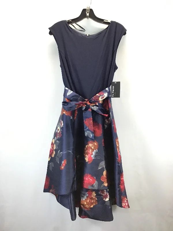 Dress Party Midi By Enfocus In Navy, Size: 12petite