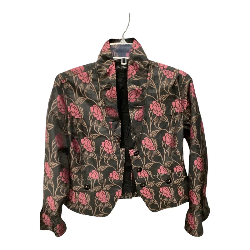 Blazer By Nic + Zoe In Floral Print, Size: S