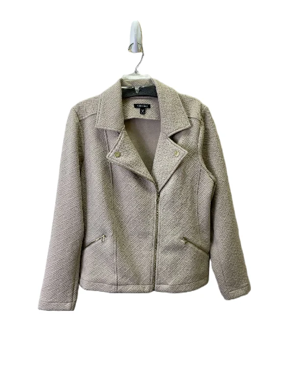 Blazer By Roz And Ali In Taupe, Size: M