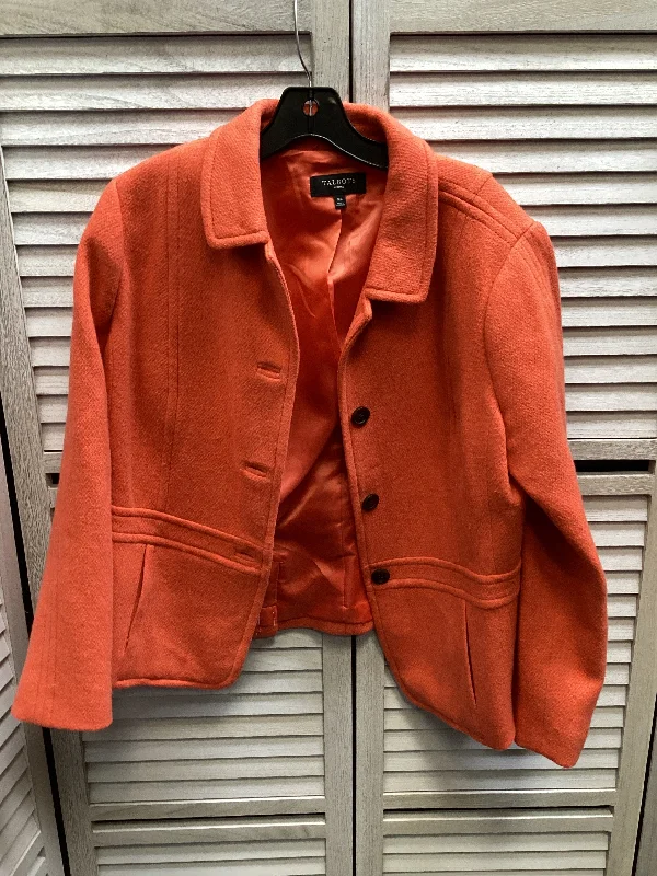 Blazer By Talbots In Orange, Size: 16