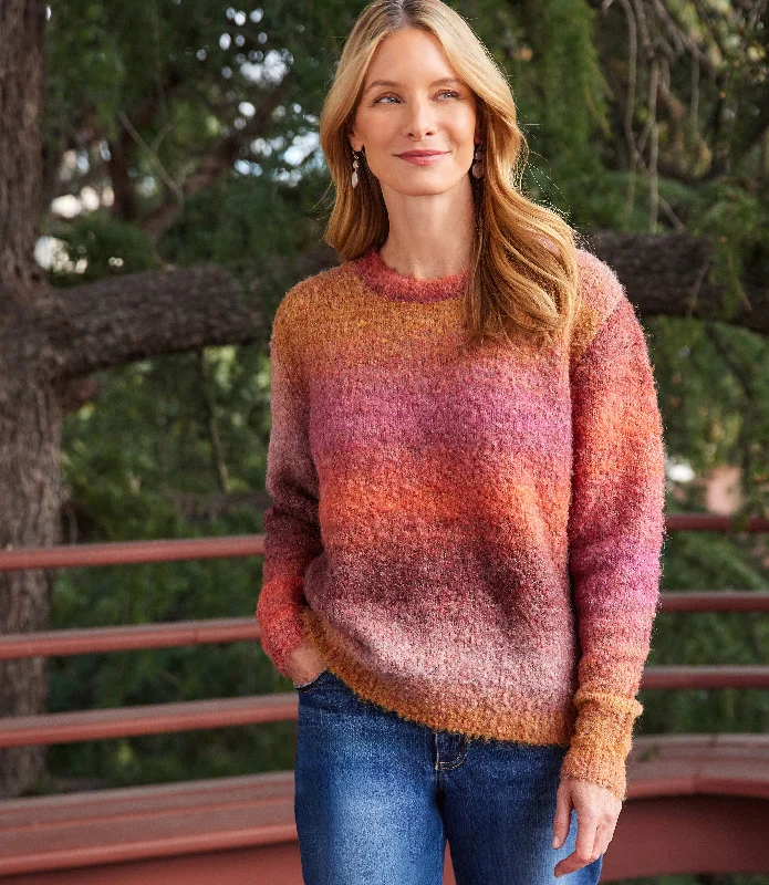 Ombre Boucle Sweater