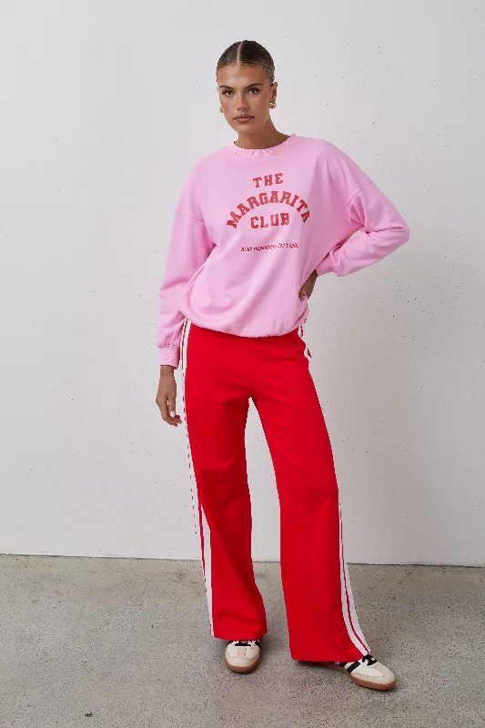 Margarita Club Sweatpants Set (Red)