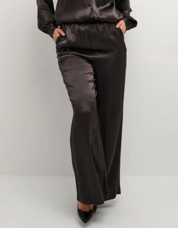 Kaffe Rosita Wide Leg Pants JAVA