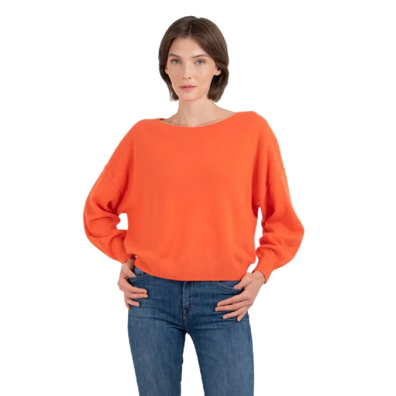 Abby Balloon Sweater (Papaya)